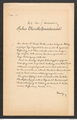 k.k. naturhistorisches Hofmuseum, Intendanzakten 1885-1896 (Hauer), Aktenzahl Z.401/1893, Seite 1